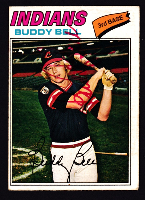 Buddy Bell Signed 1977 OPC #86