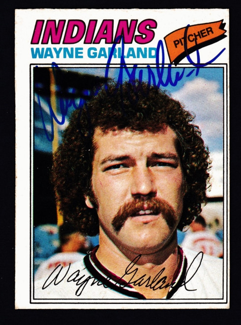 Wayne Garland Signed 1977 OPC #138