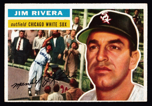 1956 Topps #070 Jim Rivera WB VGEX