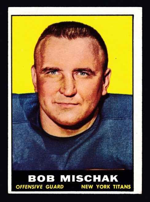 1961 topps #153 Bob Mischak RC VG+