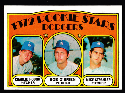 1972 Topps #198 Charlie Hough RC EX-