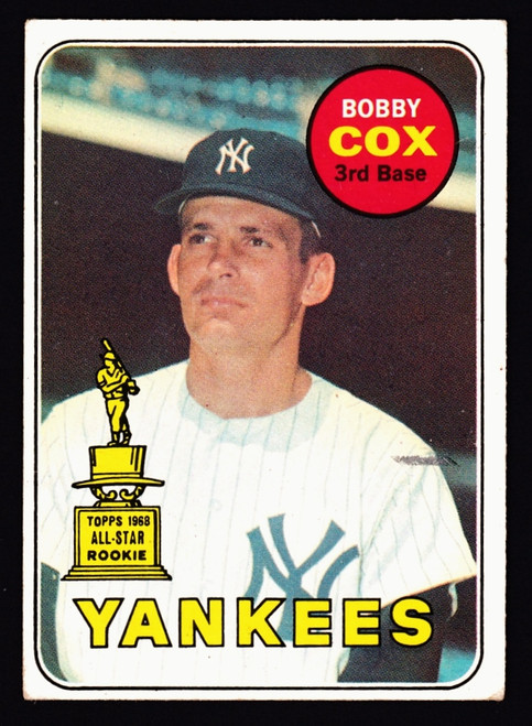 1969 Topps #237 Bobby Cox RC VG