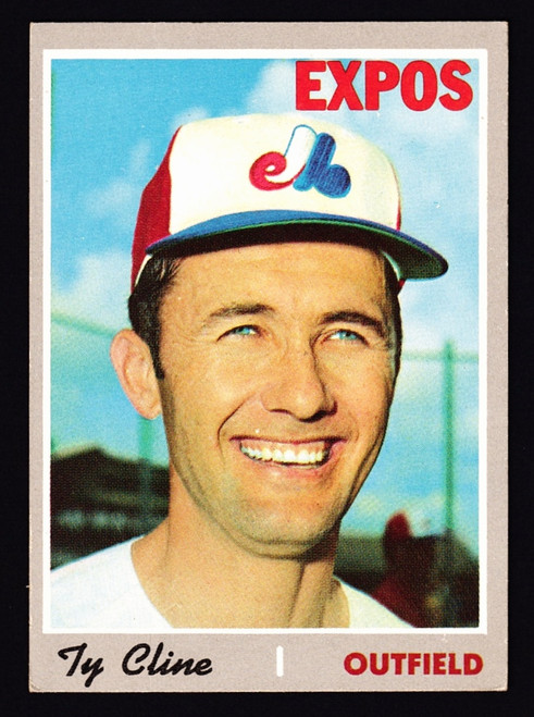 1970 Topps #164 Ty Cline EX-