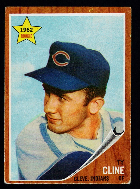 1962 Topps #362 Ty Cline VG