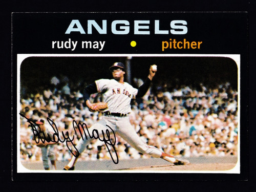 1971 Topps #318 Rudy May EXMT