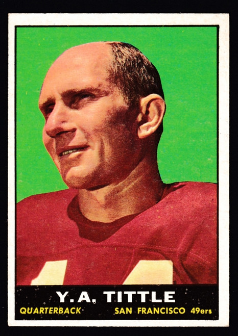 1961 Topps #058 Y.A. Tittle EX-