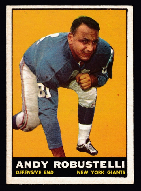 1961 Topps #090 Andy Robustelli VGEX