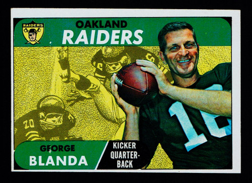 1968 Topps #142 George Blanda EX