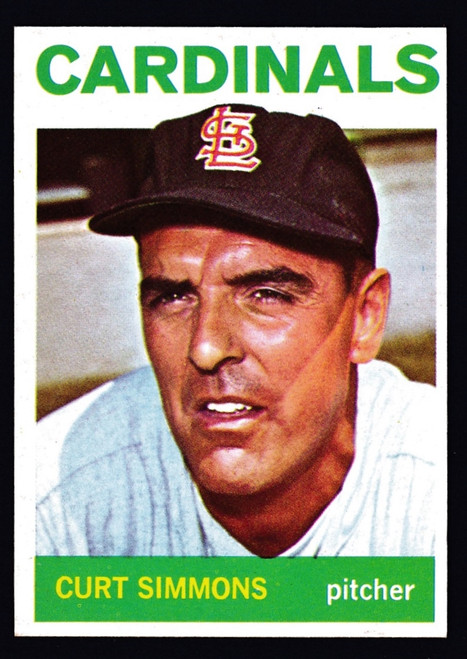 1964 Topps #385 Curt Simmons EX