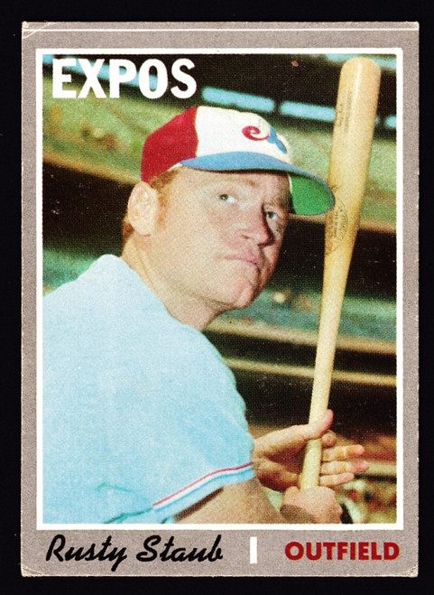 1970 Topps #585 Rusty Staub VG