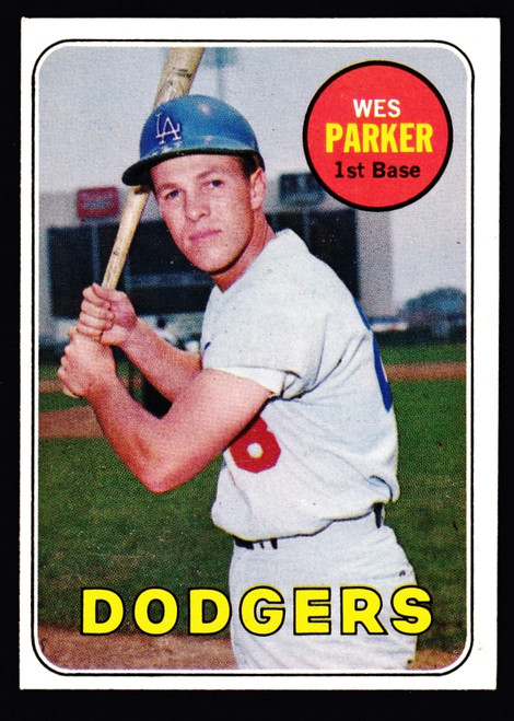 1969 Topps #493 Wes Parker Yellow Last Name EX-