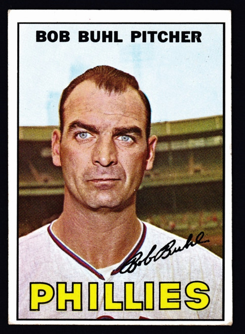 1967 Topps #068 Bob Buhl VG+