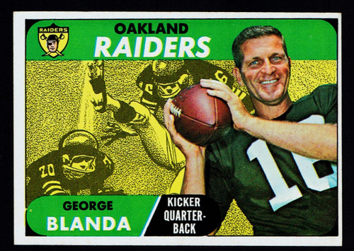 1968 Topps #142 George Blanda EX-