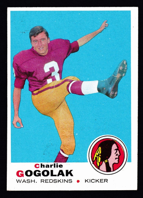 1969 Topps #205 Charlie Gogolak GD+