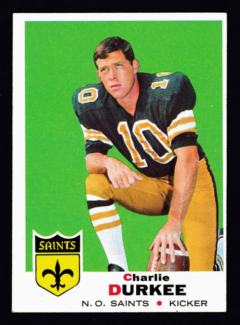 1969 Topps #257 Charlie Durkee RC VG+