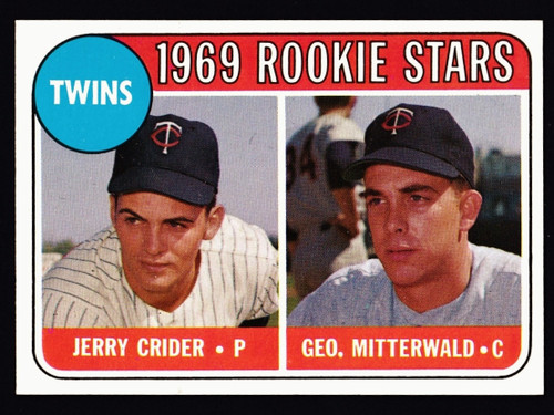 1969 Topps #491 Twins Rookies White Names NMMT