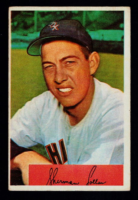 1954 Bowman #182 Sherman Lollar VGEX