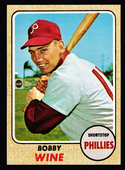 1968 Topps #396 Bobby Wine NM+