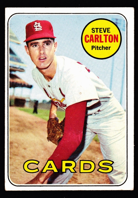 1969 Topps #255 Steve Carlton VG