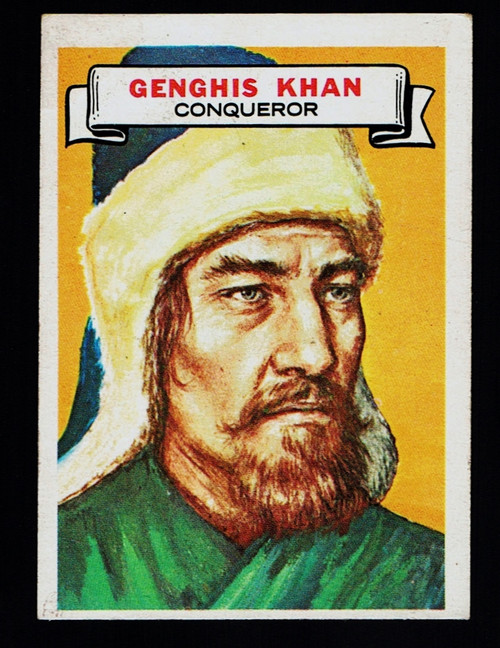 1967 Topps Who Am I? #35 Genghis Khan VG