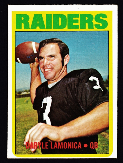 1972 Topps #169 Daryle Lamonica VGEX