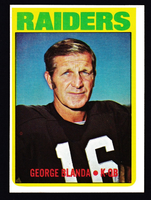 1972 Topps #235 George Blanda EX-