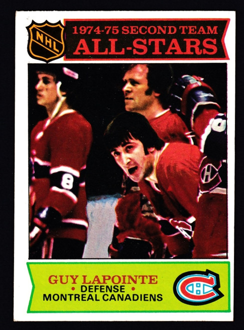 1975 Topps #293 Guy Lapointe AS VGEX