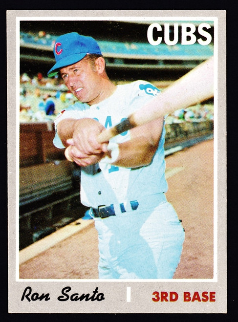 1970 Topps #670 Ron Santo EX B