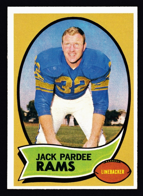 1970 Topps #068 Jack Pardee EX-