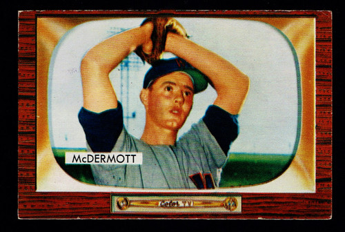 1955 Bowman #165 Maurice McDermott VGEX