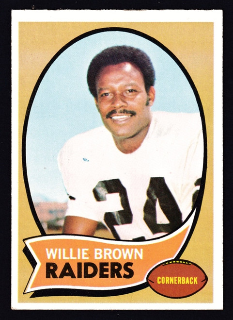 1970 Topps #144 Willie Brown EXMT