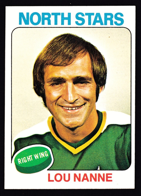 1975 Topps #143 Lou Nanne EXMT