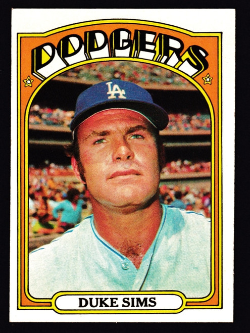 1972 Topps #063 Duke Sims EX