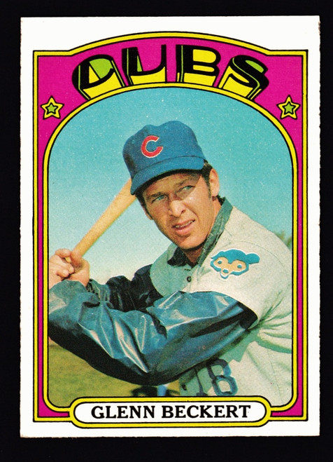 1972 Topps #045 Glenn Beckert Yellow Underline C and S EX+