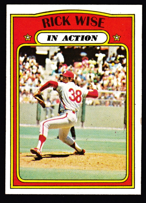 1972 Topps #044 Rick Wise IA VGEX