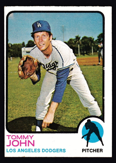 1973 Topps #258 Tommy John VGEX