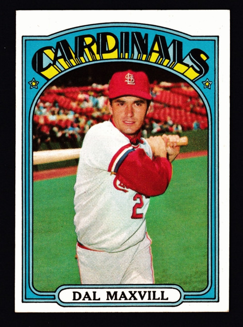 1972 Topps #206 Dal Maxvill EX-