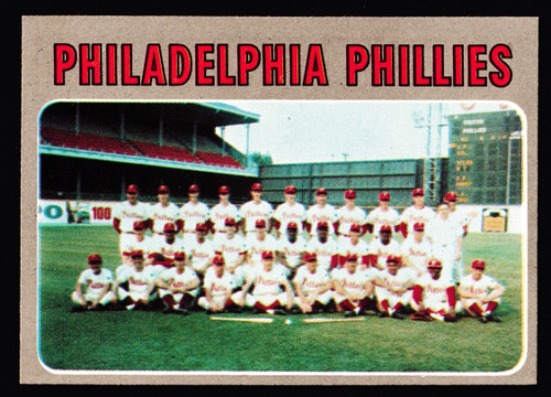 1970 Topps #436 Philadelphia Phillies Team EXMT+