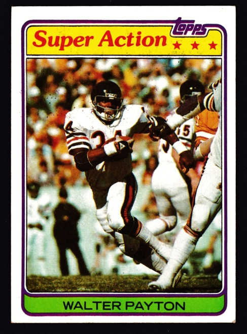 1981 Topps #202 Walter Payton Super Action VGEX