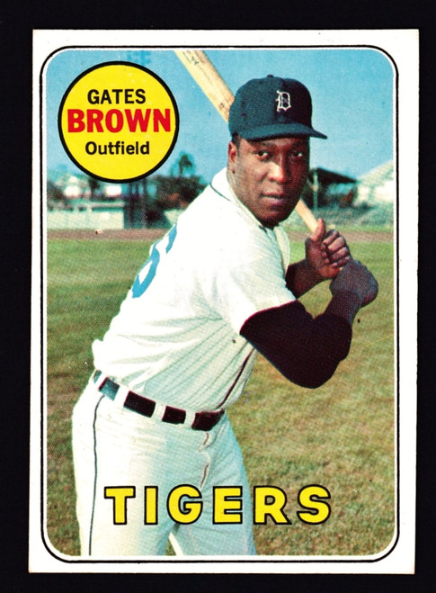 1969 Topps #256 Gates Brown EX-