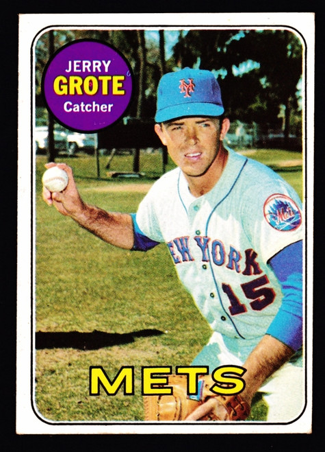 1969 Topps #055 Jerry Grote VGEX