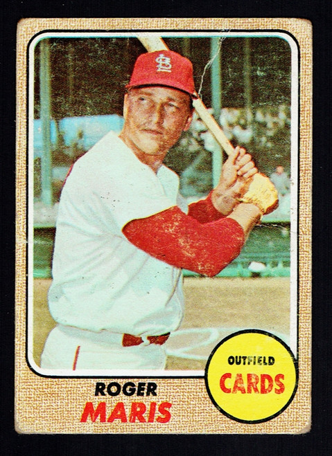 1968 Topps #330 Roger Maris Poor