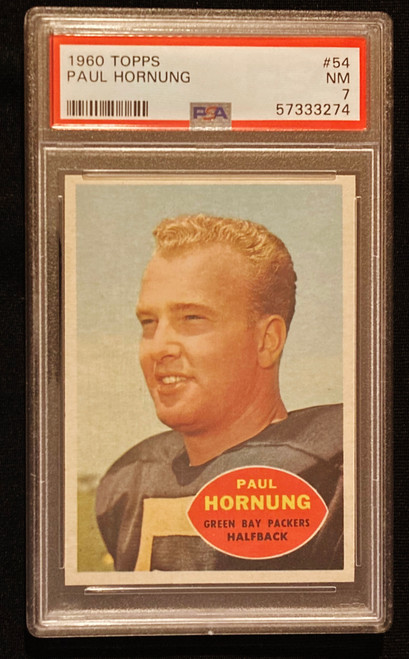 1960 Topps #054 Paul Hornung PSA 7