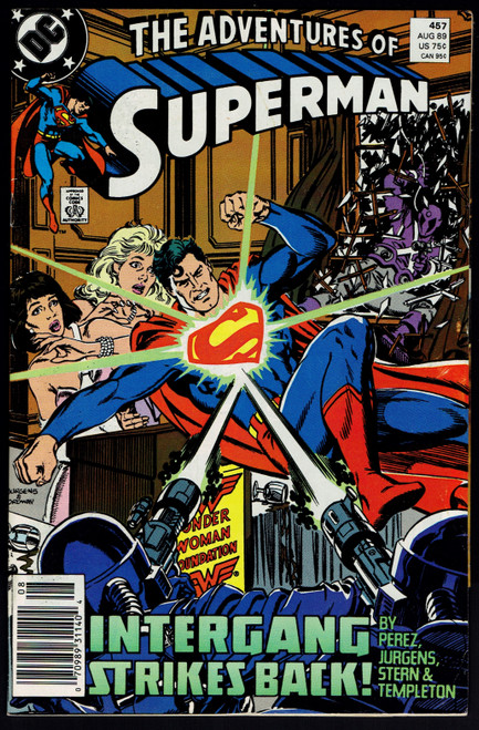 1989 DC Adventures of Superman #457 GD/VG