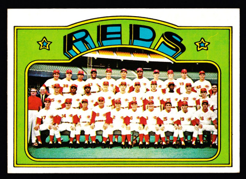 1972 Topps #651 Cincinnati Reds Team EX+