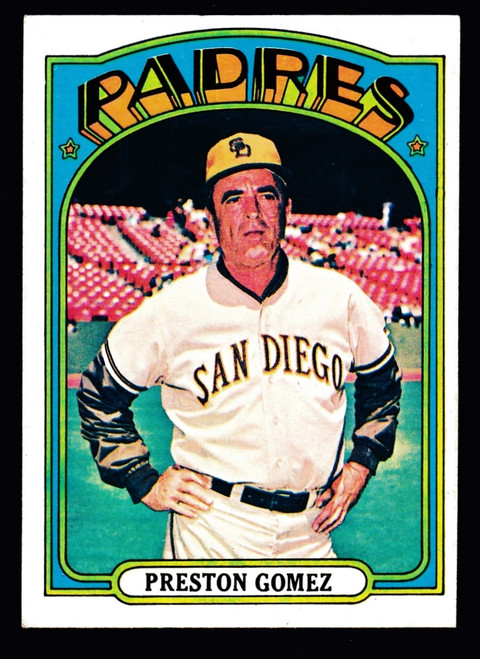 1972 Topps #637 Preston Gomez EX