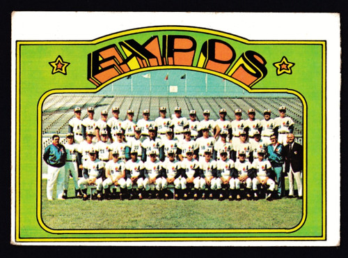 1972 Topps #582 Montreal Expos Team GD+