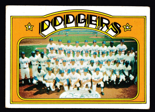 1972 Topps #522 Los Angeles Dodgers Team VG