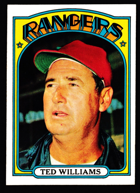 1972 Topps #510 Ted Williams EX-