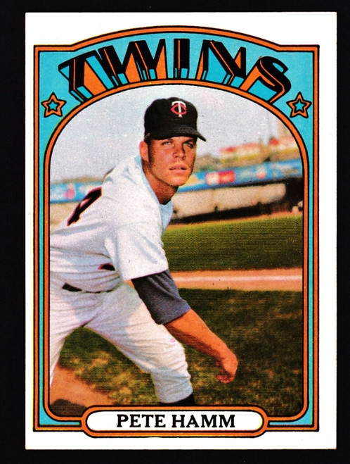 1972 Topps #501 Pete Hamm EX